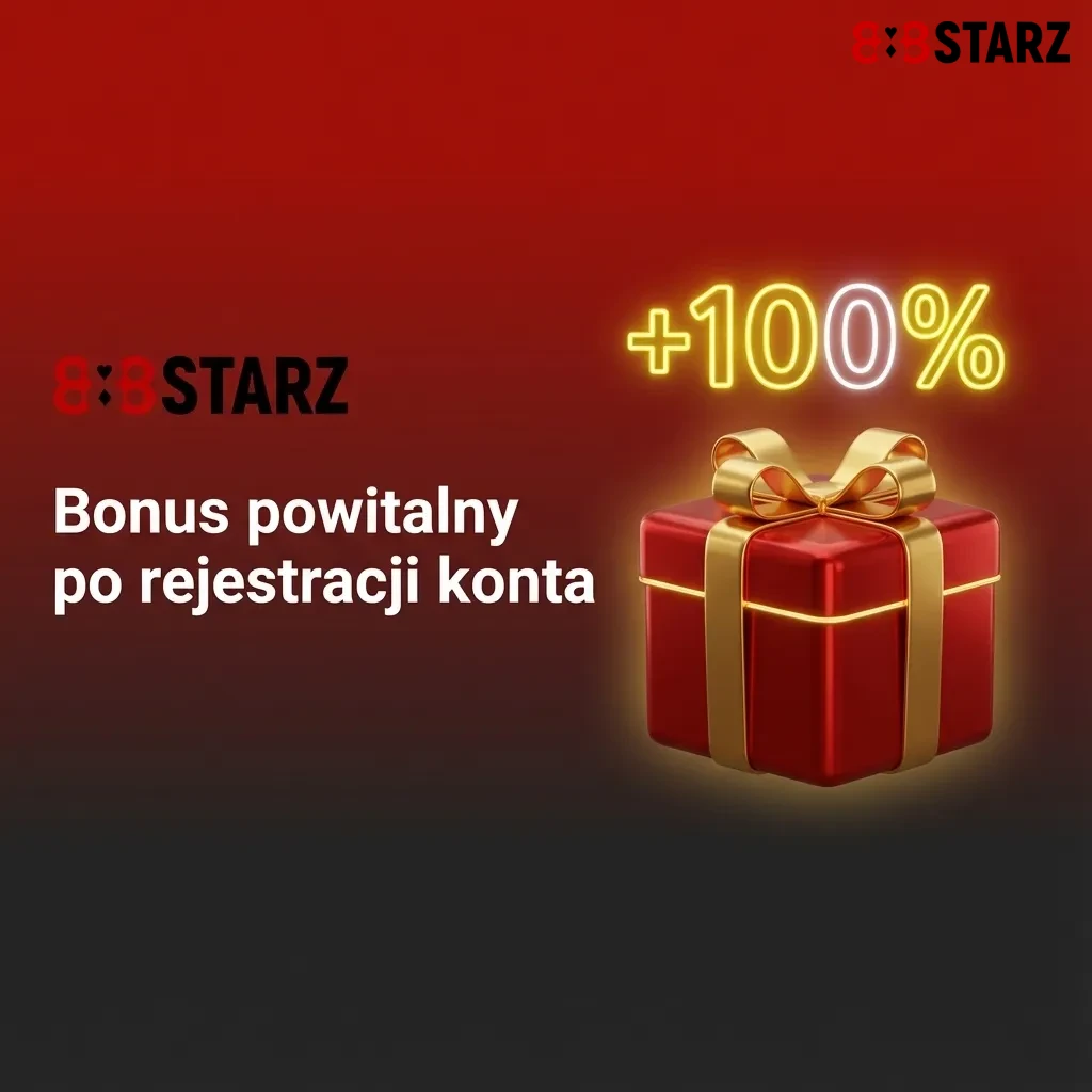 Grafika promująca bonus powitalny: do 8 200 PLN + 150 darmowych spinów i do 550 PLN na zakłady sportowe