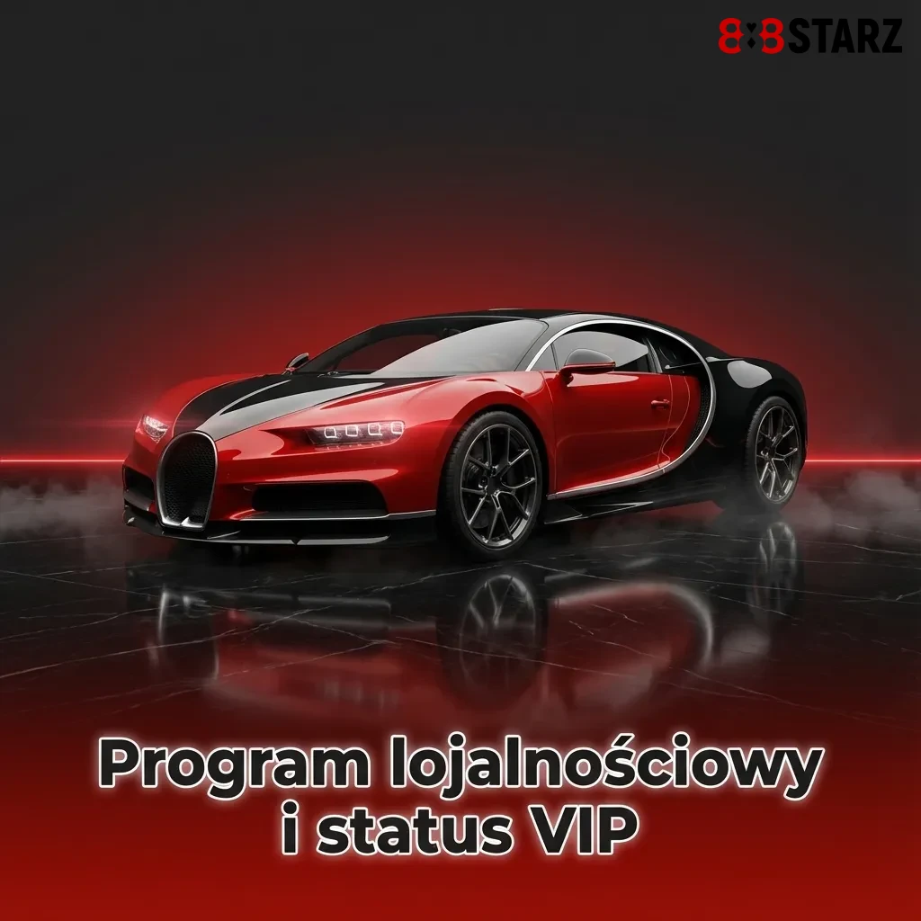 Grafika promująca program lojalnościowy kasyna online z poziomami statusu gracza aż do VIP