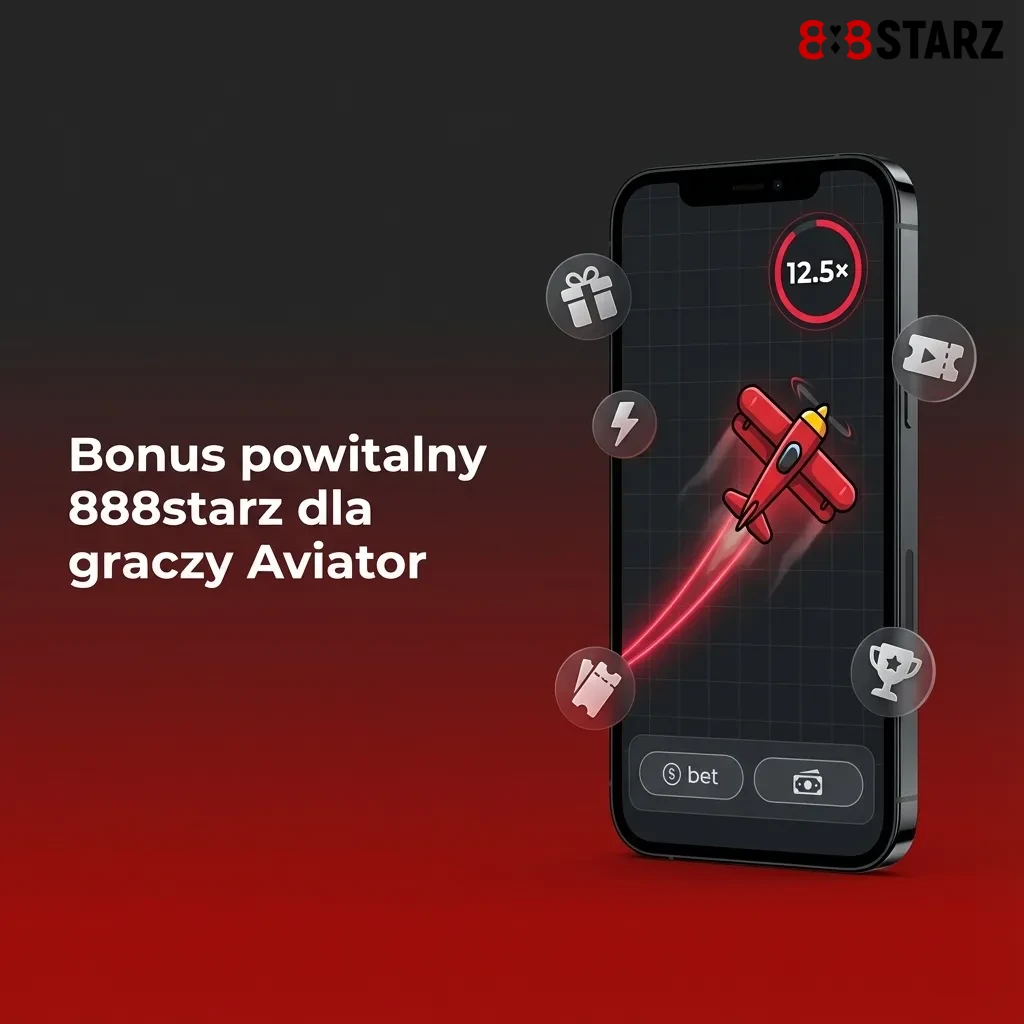 Baner 888starz: bonus powitalny do 8200 PLN, 150 spinów i dodatkowe środki na grę Aviator w kasynie online.