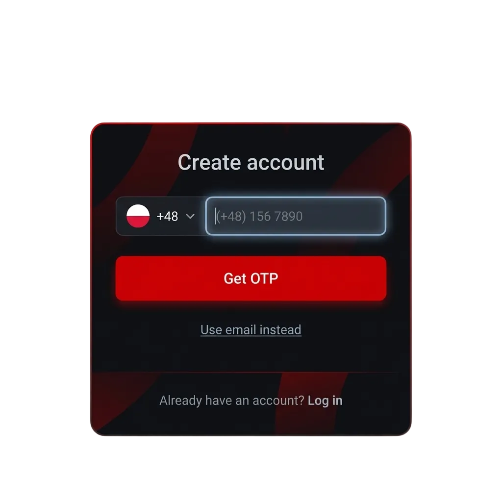 Ekran rejestracji 888starz: logowanie, weryfikacja konta i informacje o bonusie powitalnym dla graczy z Polski