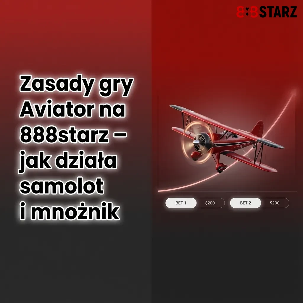 Interfejs gry Aviator na 888starz z odlatującym samolotem i rosnącym mnożnikiem zakładu na ekranie