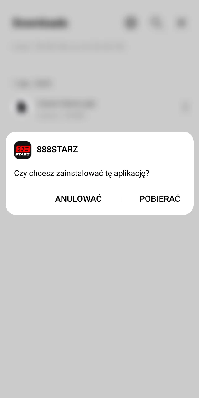 Kliknij w pobrany dokument 888starz i dokończ proces instalacji, aby zyskać dostęp do pełnej oferty zakładów i kasyna.