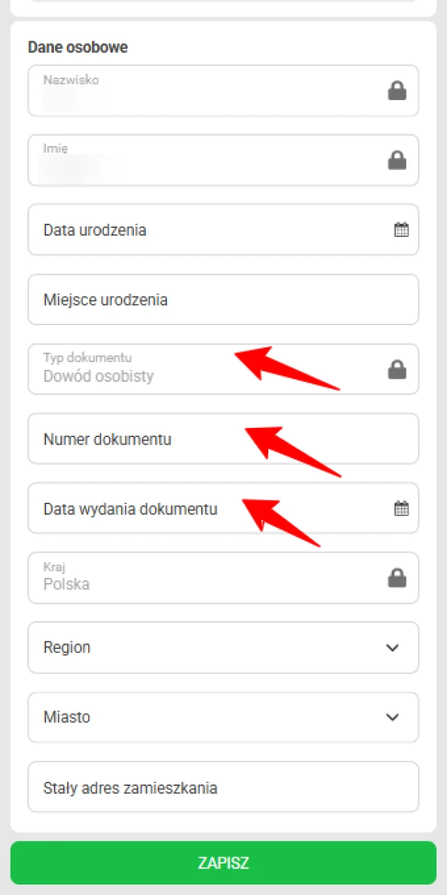 Prześlij czytelne zdjęcia lub skany swoich dokumentów bezpośrednio na platformę 888starz.