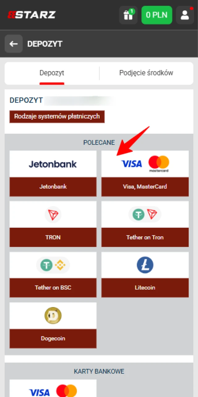 Wybierz najlepszy sposób płatności w 888starz realizując depozyty i wypłaty.