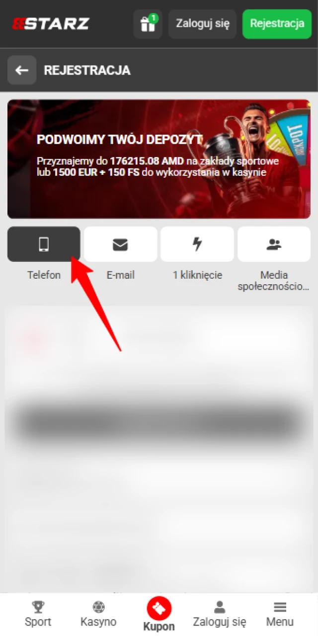 Wybierz najlepszy sposób rejestracji w aplikacji 888starz i załóż konto.