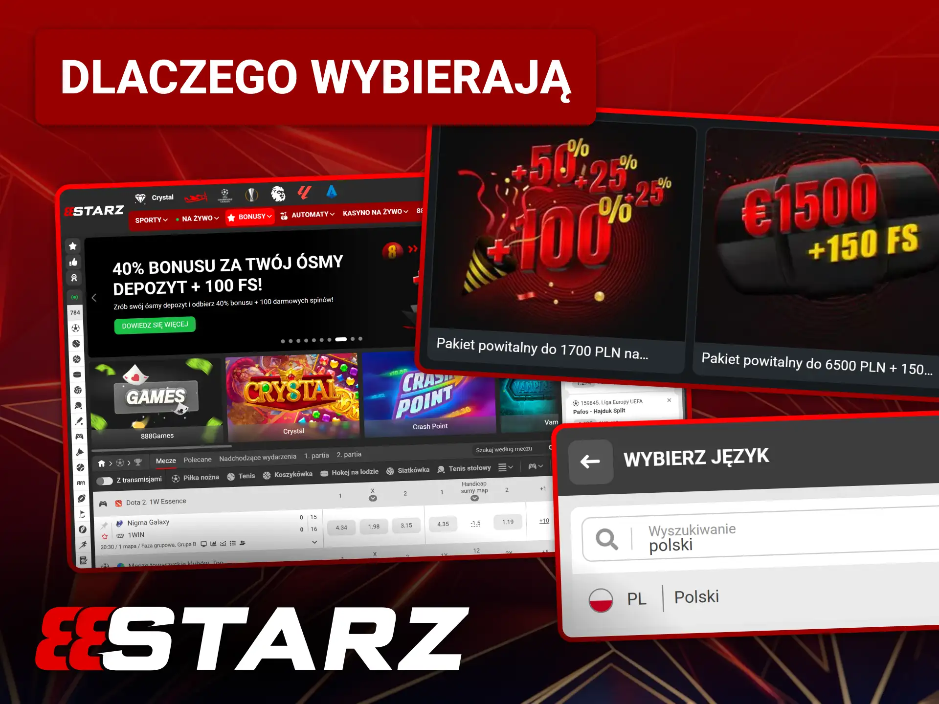 Poznaj główne zalety i korzyści z wyboru platformy 888starz.